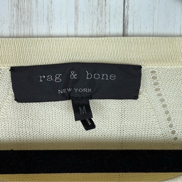 Rag and Bone classic white and black sweater Medium. - Picture 4 of 7